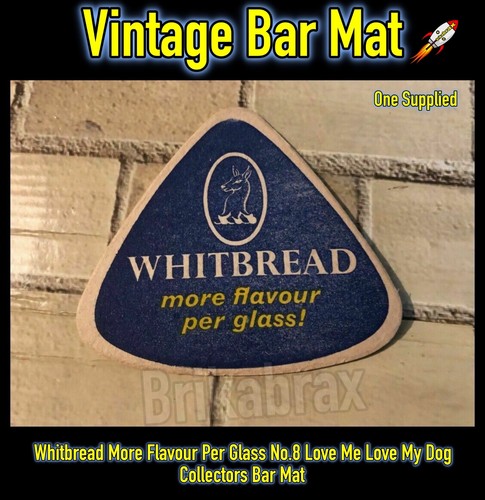 Vintage / Modern Bar Mats: Whitbread, Manns, Flowers +More (Select Item) Used - Foto 41 di 64