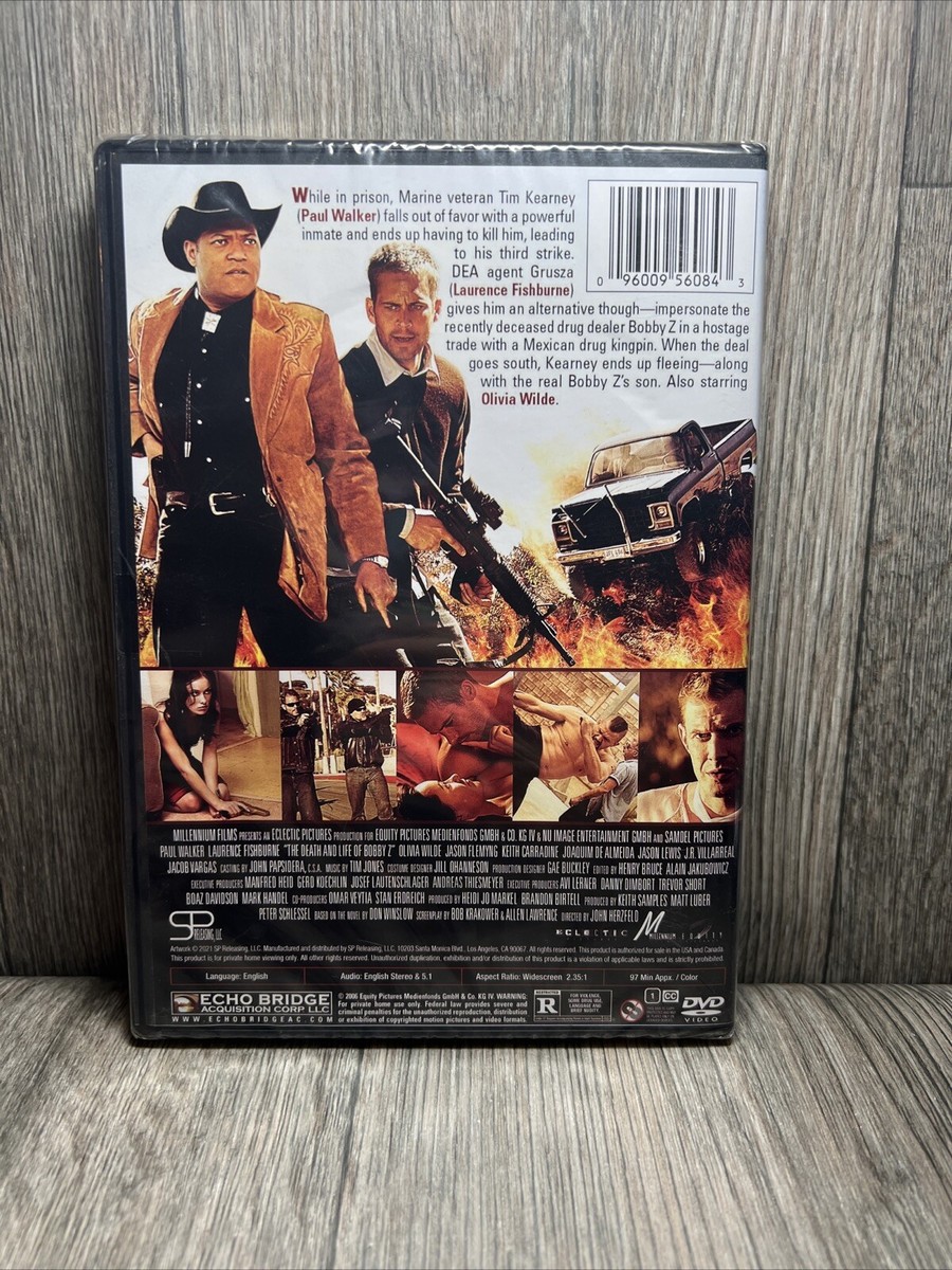 The Death and Life of Bobby Z Brand New Sealed Paul Walker Laurence Fishburne The Death and Life of Bobby Z Brand New Sealed Paul Walker Laurence Fishburne