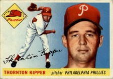 1955 Topps #62 Thornton Kipper - VG-EX