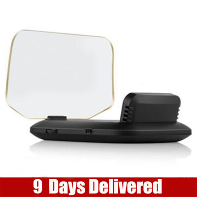 C1 Mirror HUD Head Up Display OBD2 GPS Navigation Speedometer Overspeed Warning