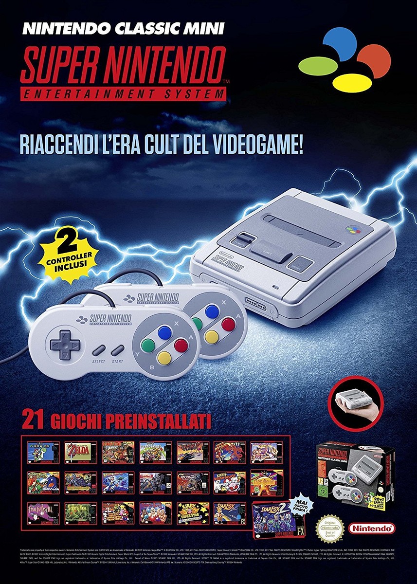 Snes Nintendo Classic Mini Super Nes 21 Games Included Brand Snes Nintendo Classic Mini Super Nes 21 Games Included Brand