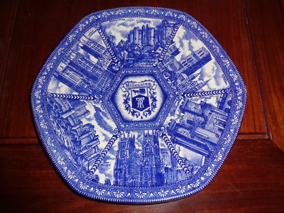 Wade Ringtons Collectors Plate MILLENNIUM 2000 Blue And White