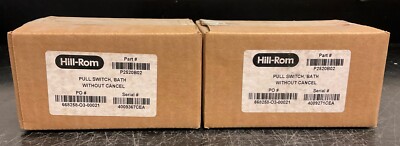Lot of 2 Unopened Hill-Rom Pull Switch Bath Without Cancel | Part No P2520B02