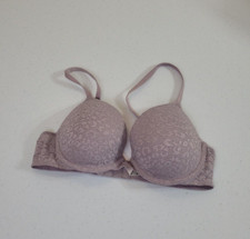 Victoria's Secret Underwire Push Up Bra PINK Wear Everywhere Purple Size 34B