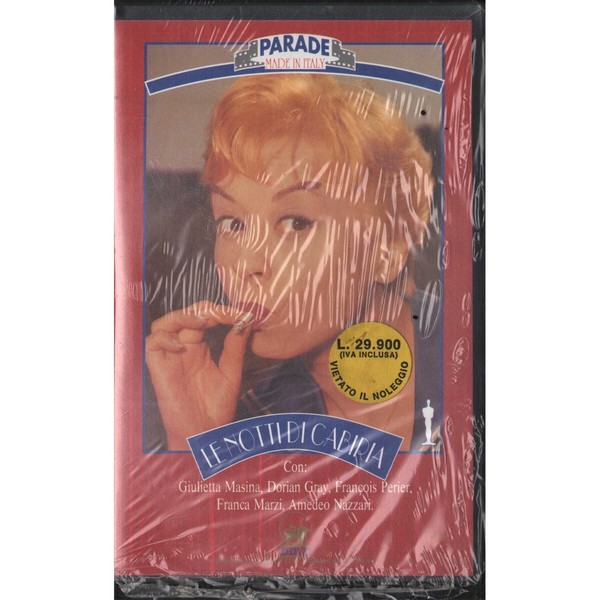 Le Notti Di Cabiria Vhs Federico Fellini Univideo - PAR101 Versiegelt-image