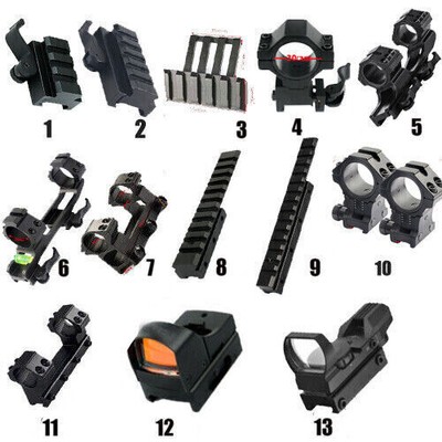 Adapter Prismenschiene Weaver Picatinny Rail Montage 11mm or 20mm DHL