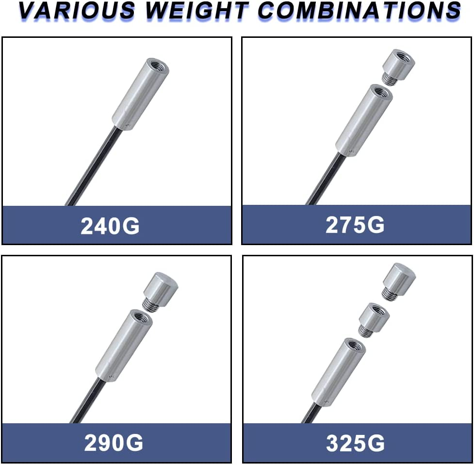 Adjustable Clubs Weight Swing Speed Trainer,Overspeed Golf Speed Stick