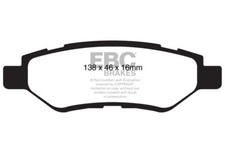 EBC Ultimax Rear Brake Pads for Cadillac CTS 3.6 (304 BHP) (2008 > 12)