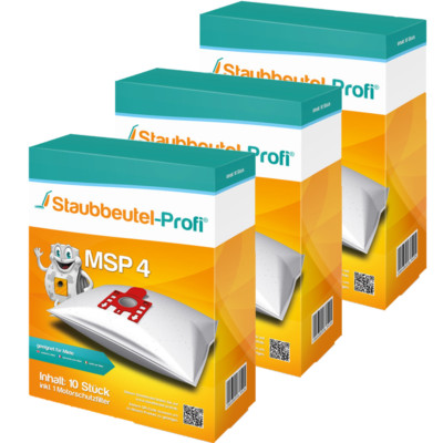 30 Staubsaugerbeutel Staubbeutel-Profi MSP4 geeignet für Miele S 8360 EcoLine