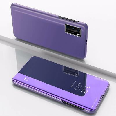 Handy Hülle für Huawei P40 Clear View Case Flip Cover Case Schutz Hülle Tasche