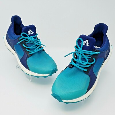 Chaussures Adidas femme Climacross Boost bleu golf pointes souples