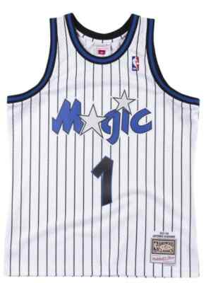 Mitchell & Ness Hardaway #1 L オーランドマジック Orlando Magic Anfernee Penny Hardaway Mitchell Ness White