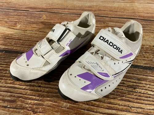 DIADORA Escape 2 Cycling MTB Shoes Mountain Bike Ladies EU38 US7 Mondo 230 cs951 - Picture 2 of 7