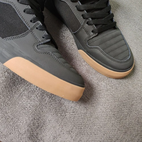 Autumn and winter limited edition black cowhide high top shoes fashion shoes - Picture 12 of 16