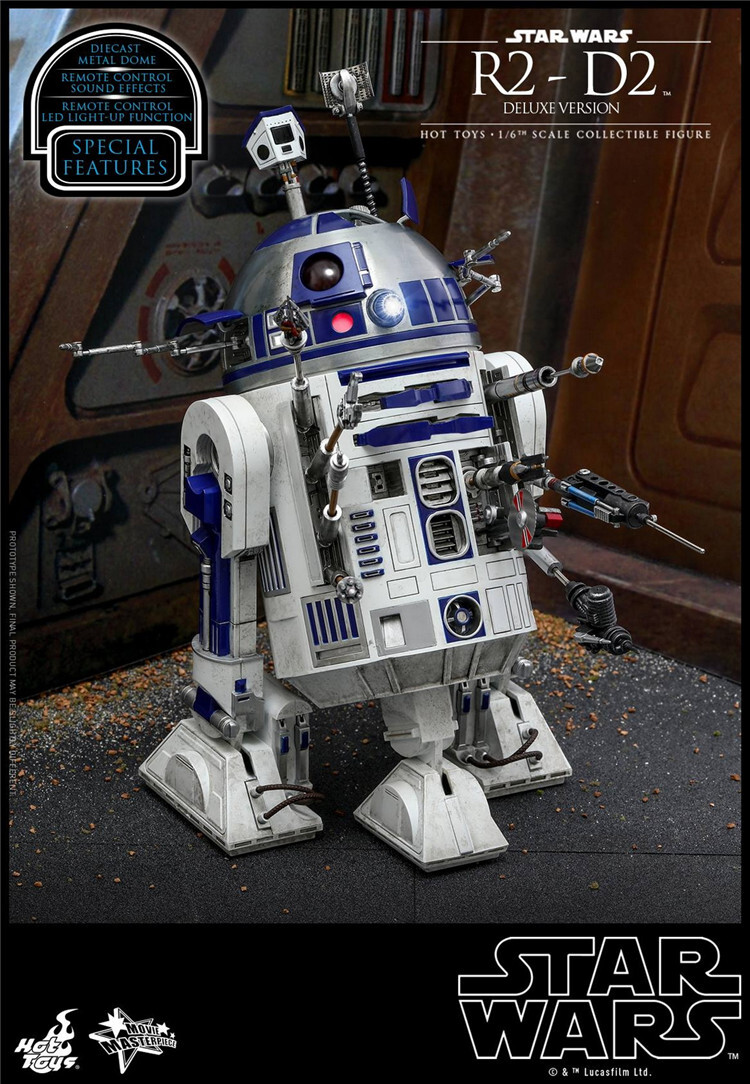 Hot Toys MMS511 Star Wars 1/6th scale R2-D2 Deluxe Version