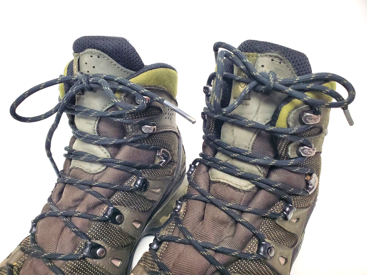 SALOMON QUEST 4D GTX Hiking Backpacking Boots Men's US 8 | eBay