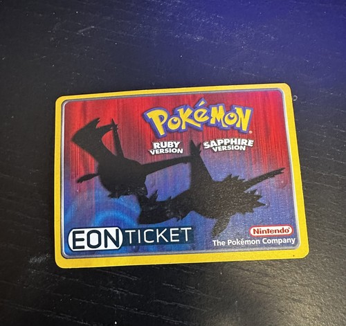 Pokemon Eon Ticket S S Tidal E Reader Card Ruby Sapphire Game Boy GBA 