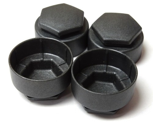 Locking Wheel Nut Covers (Dark Grey) For Vauxhall Astra, Mokka, Insignia, Zafira 3 thumbnail image