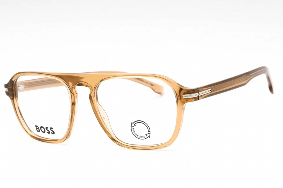 Nuevas Gafas Hugo Boss HG 1510 010A 00 Cuadradas Cristal Beige Auténticas Foto 3 de 4