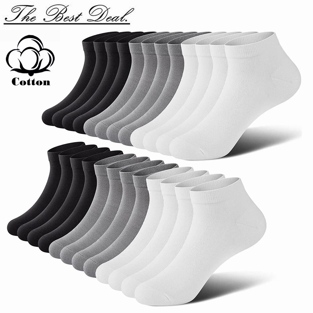 Mens cotton ankle socks deals