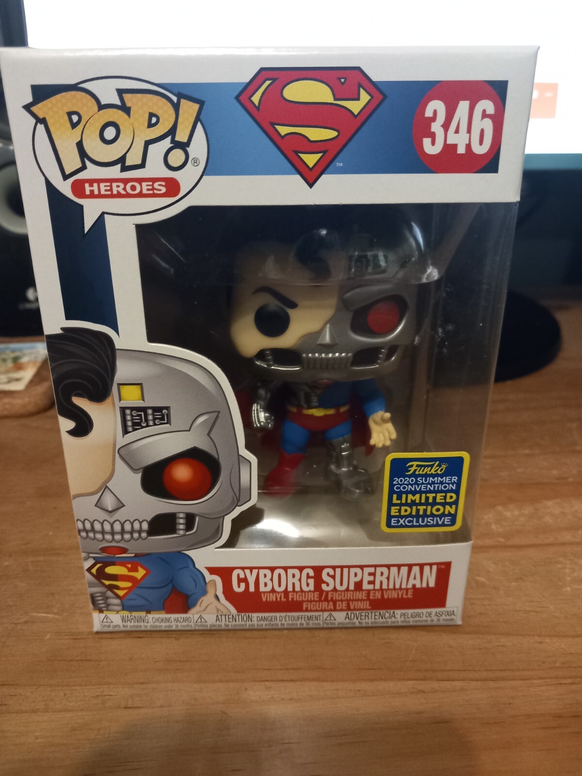 En Oferta Funko Pop! Heroes 346 Cyborg Superman Edición Limitada Verano Con Exclusivo