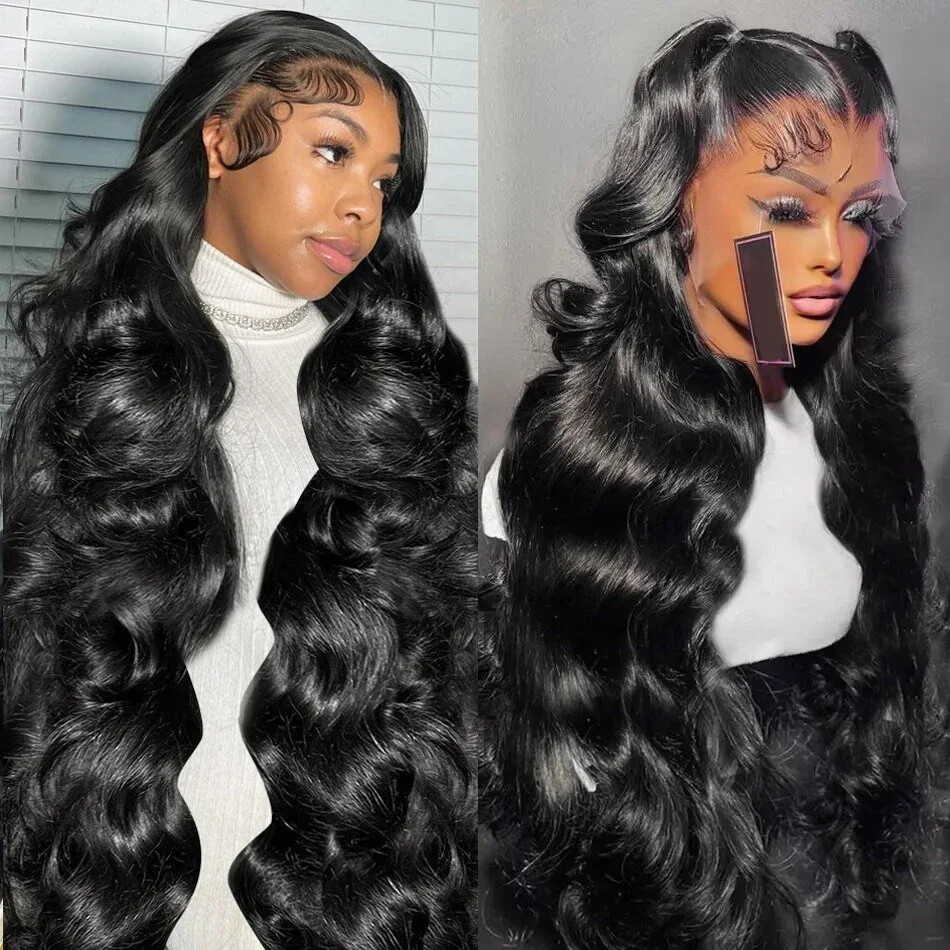 Body Wave Human Hair Wigs 5x5 Brazilian 13x4 13x6 HD  display picture 2