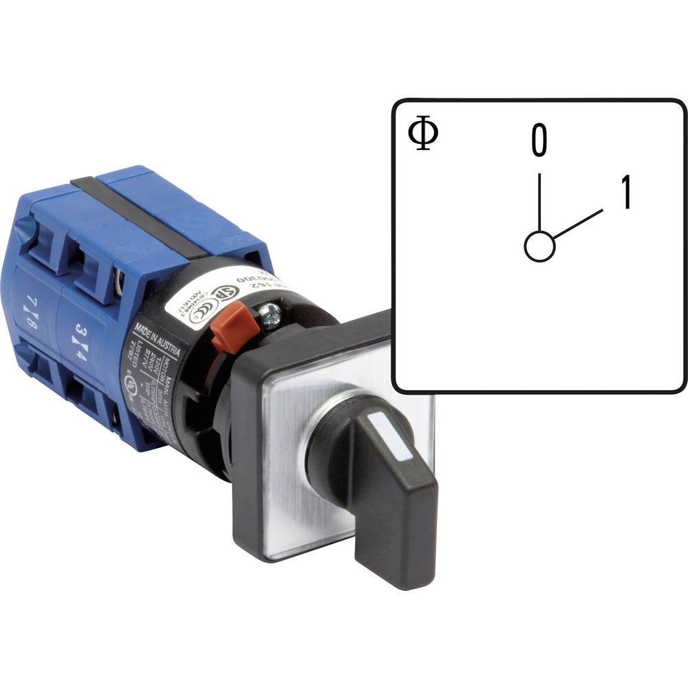 Sezionatore 10 A 1 x 60 ° Grigio, Nero Kraus & Naimer CG4.A200.FS2 1 pz.