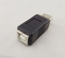 1x USB 2.0 Type A Male To Printer Type B Female M/F Converter Adapter Connector