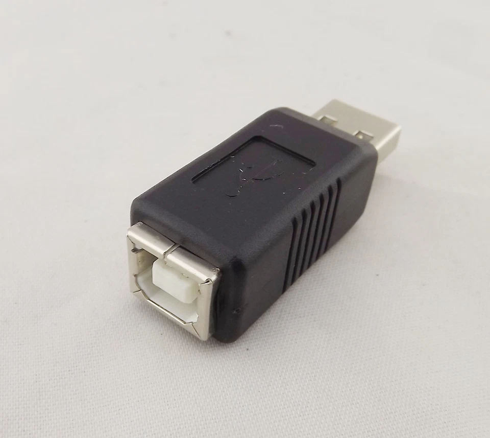 10x USB 2.0 Type A Male To Printer Type B Female M/F Converter Adapter Connector - Image 3 of 4