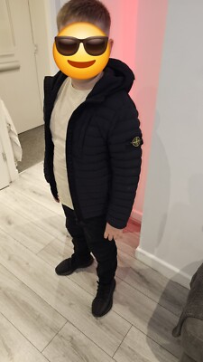Kinder Stone Island Jacke Alter 7-9 Jahre 