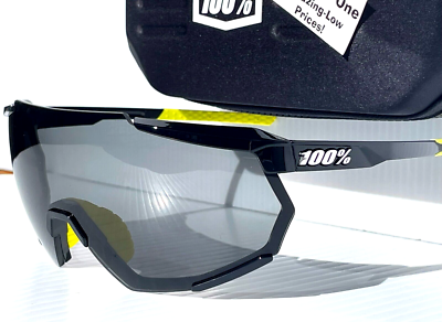 NEW 100% Percent RACETRAP 3.0 Gloss Black Shield Smoke Grey