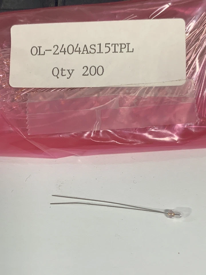 1 PACK OF 200PCS OSHINO OL-2404 AS15 TPL 5v 20mA Subminiature Bulbs DEAL$$$ - Image 1 of 4