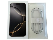 Genuine Apple iPhone 16 Pro Max Box with Accessories - Empty Box, Manual & Cable