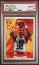 1996 TOPPS SEASON'S BEST #4 KARL MALONE PSA 10