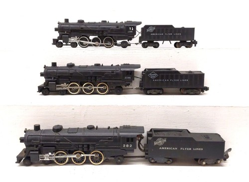 Locomotoras de vapor American Flyer calibre S surtidas: 21085, 282 [3] | Condition: Used