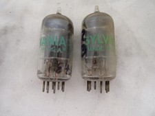 Matched Pair, Sylvania Type 7025 Radio/Audio Tubes LOW NOISE