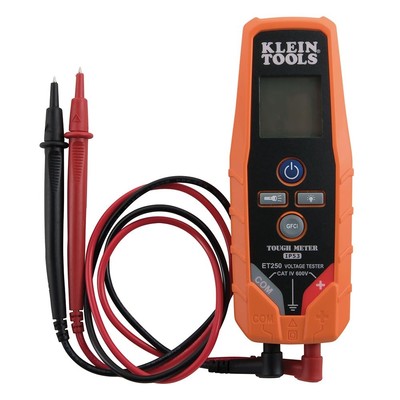 Klein Tools ET250 Voltage Meter, AC/DC Voltage Tester, Digital Multimeter, Low V