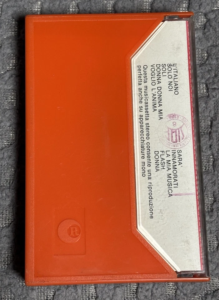 Vintage Toto Cutugno - L'Italiano Cassette Tape - Italian Legend  - ORIZZONTE - Image 2 of 2