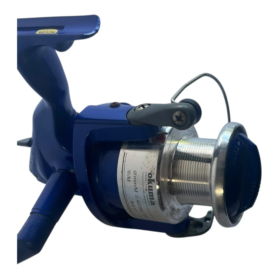 Okuma CHASER BX-65 Spinning Fishing Reel - Blue - Used Good - Image 2 of 4
