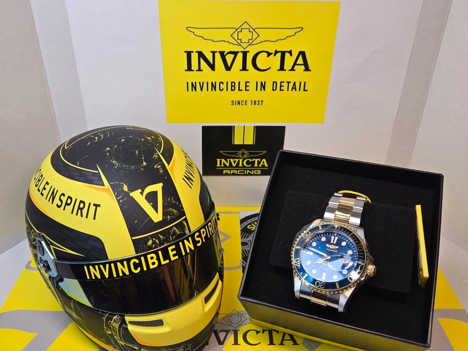 Reloj Hombre Invicta Pro Diver 43mm Acero y Dorado Dos Tonos con Esfera Azul ¡Nuevo! Foto 3 de 4