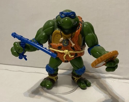 Playmates TMNT Teenage Mutant Ninja Turtles Cave Turtle Leo 1992 Vintage Figure