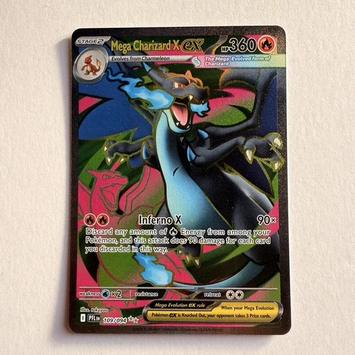 Pokémon TCG Mega Charizard X EX 109/094 Phantasmal Flames