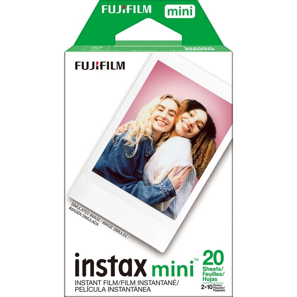 Mini película instantánea Fujifilm Instax (20 paquetes dobles, 400 imágenes en total) para Instax Foto 2 de 4