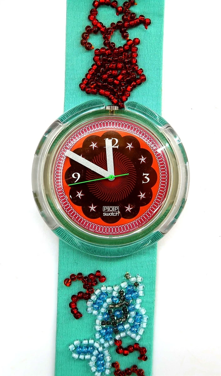 1993 Brand new Putti Swatch bands made by famous designer RARE Vintage 1993 Pop Swatch Pitsch Patsch PWK174 | New in Box  main image 3