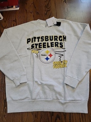 Pittsburgh Steelers Sweatshirt Football Mens Size Medium NWT Shirt Adult
