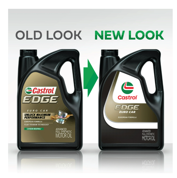 2 pack) Castrol EDGE Euro 5W-40 A3/B4 Advanced Full Synthetic