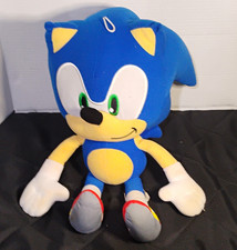 SEGA Sonic the Hedgehog Plush Doll Stuffed Toy - Blue Yellow White Red 18in Tall