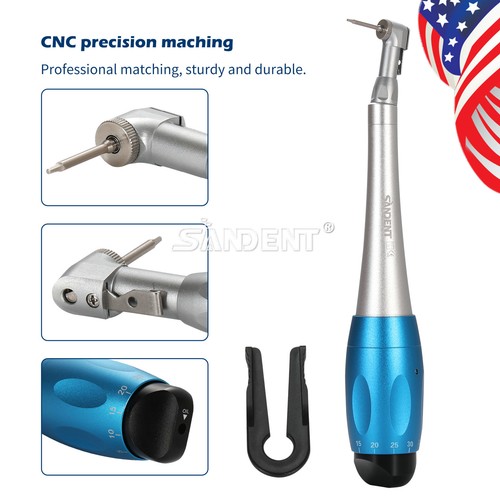Dental Manual Implant Torque Wrench Handpiece & 16 Screw Drivers 2.35mm 2 Heads - Afbeelding 25 van 35