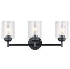 Kichler Lighting Winslow 3-Light Vanity Light Black