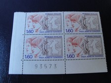 Bloc de 4 timbres de France neufs n° 2308 de 1984